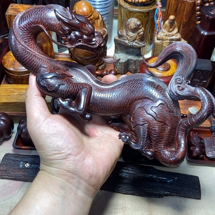 檀香紫檀（小叶紫檀）如意龙
