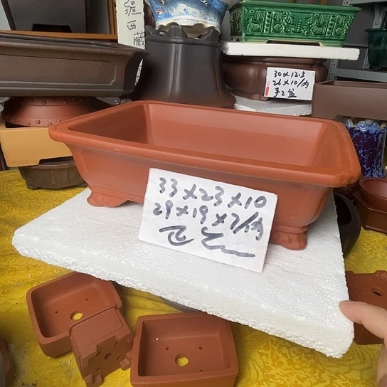 宜兴紫砂花盆马槽