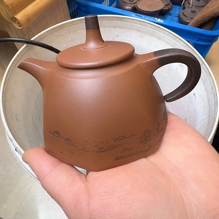 紫砂茶壶岭**天宜兴原矿手工紫砂壶紫砂