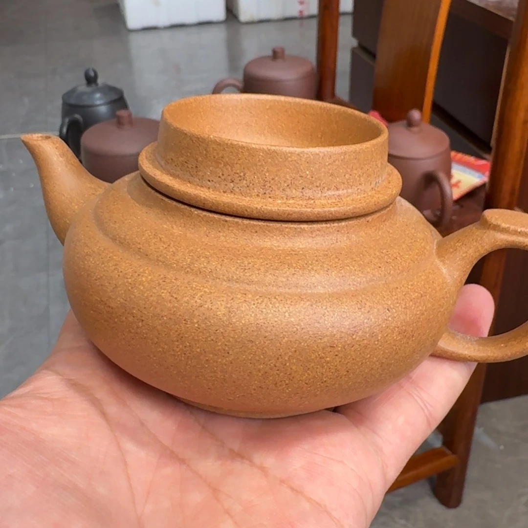 紫砂壶原矿泥料紫砂壶