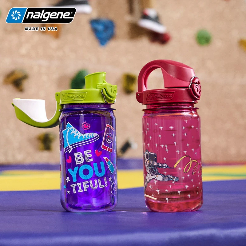 美国乐基因水杯女可爱便携小巧随手杯子防摔水瓶夏天小学生水壶