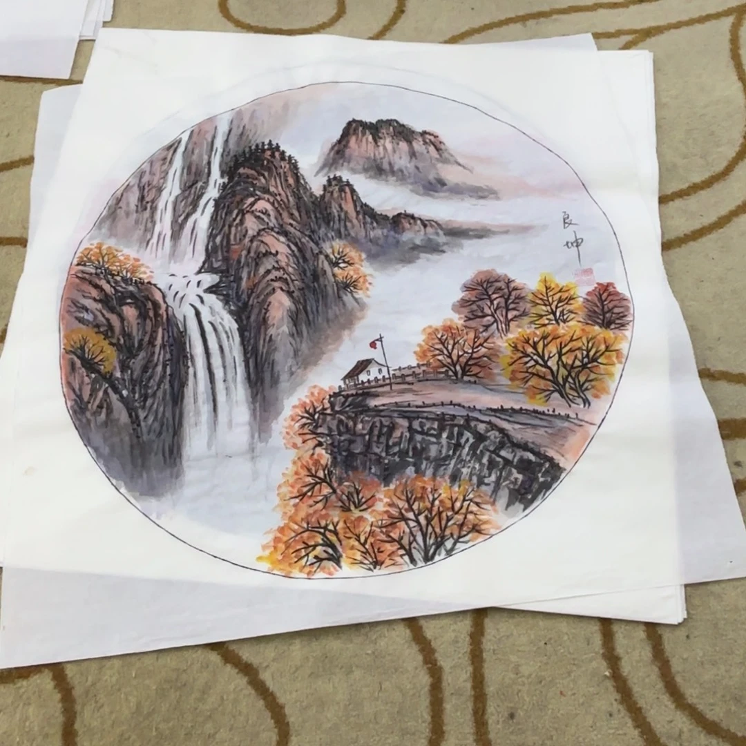 国画国画老师作品刘