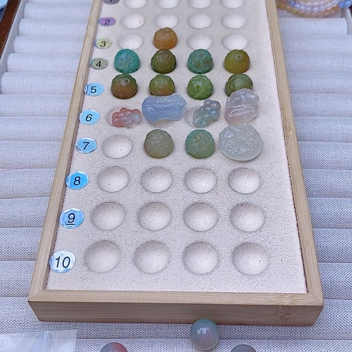 S***素玛瑙/玉髓合金珠宝半成品