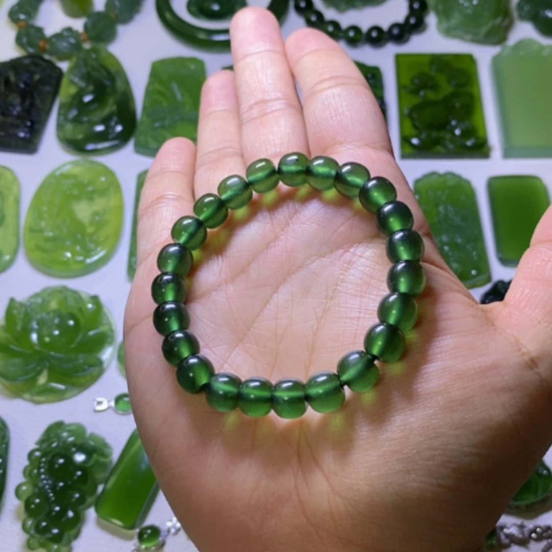 【闪购商品】未镶嵌蛇纹石玉手链