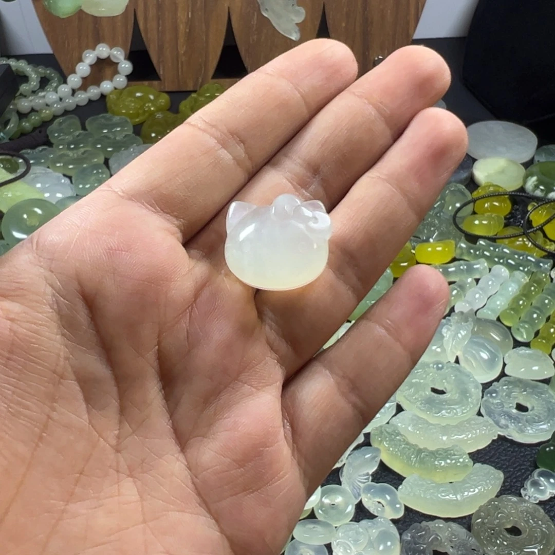 未镶嵌岫玉吊坠(不含链)
