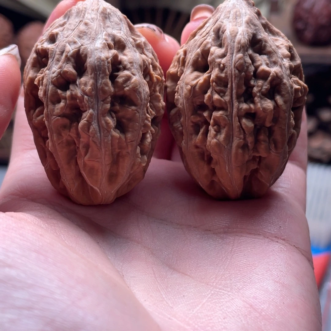 文玩核桃把件楸刀鱼80