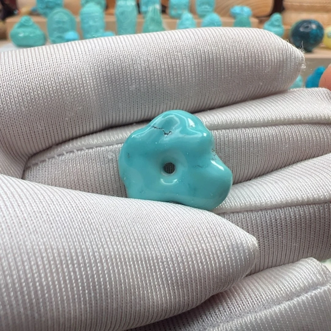 绿松石未镶嵌吊坠(不含链)