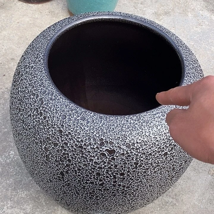 紫砂花盆紫砂瑕疵25.40花盆