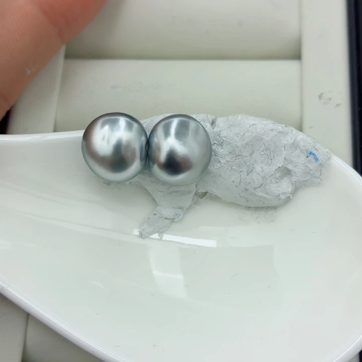 海水珍珠裸珠极光keshi10-11mm