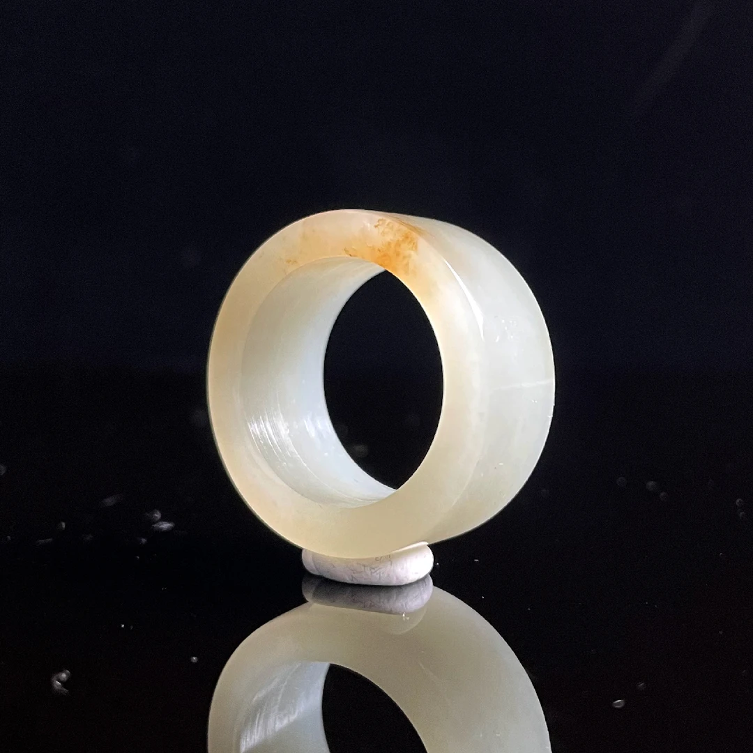 和田玉戒圈指环内径20.01mm