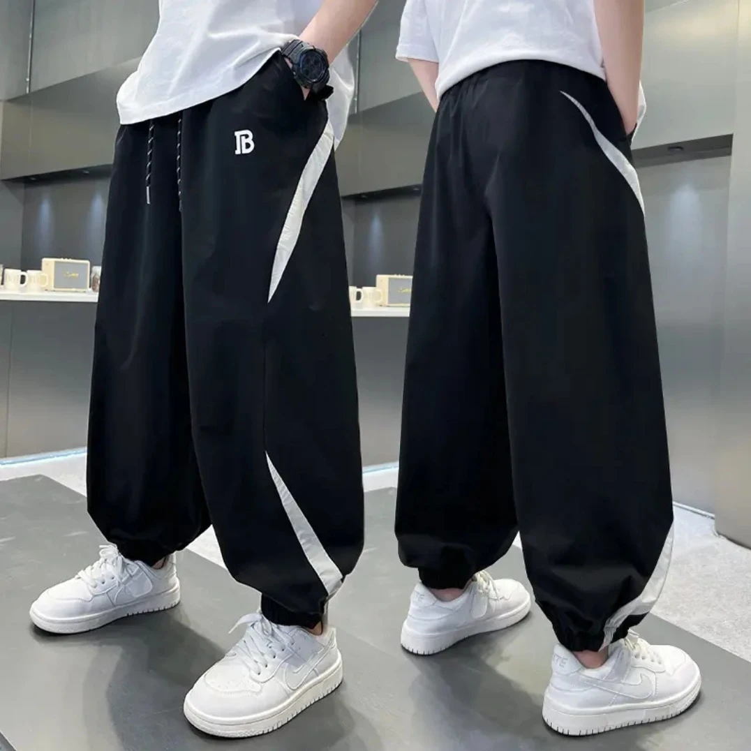 男童夏季休闲裤子2025新款儿童装中大童运动裤潮流薄款韩版男孩