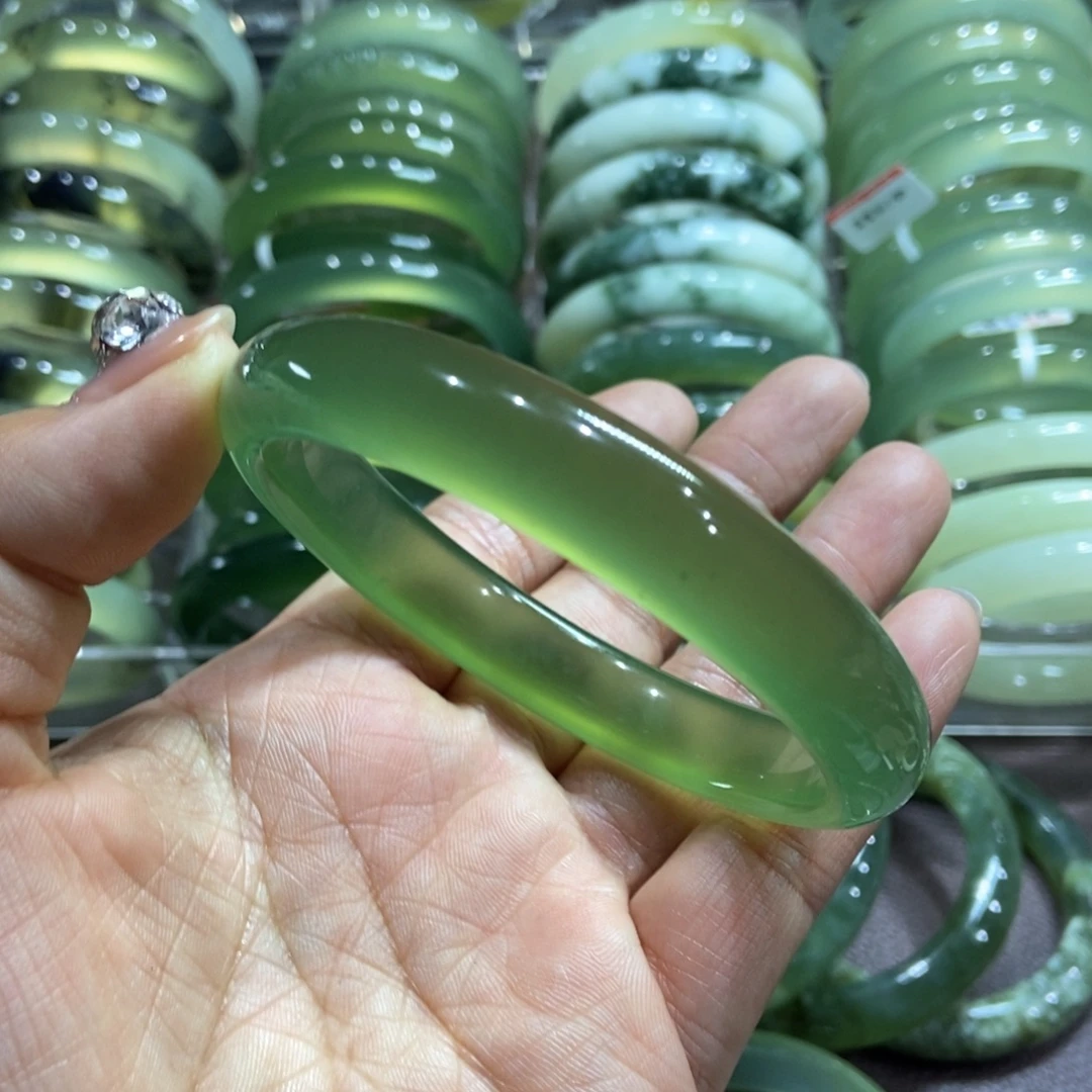 岫玉未镶嵌手镯62