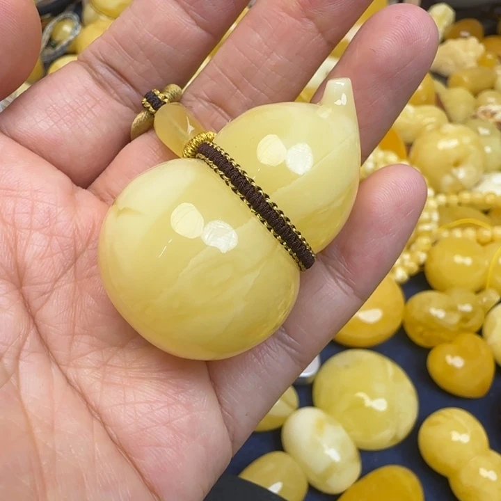 蜜蜡未镶嵌颈饰天然蜜蜡