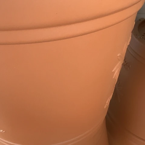 树脂2个大号陶红无托