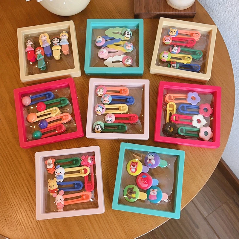 女中性2025季卡通发饰不伤发刘海夹饰品鸭嘴夹头饰