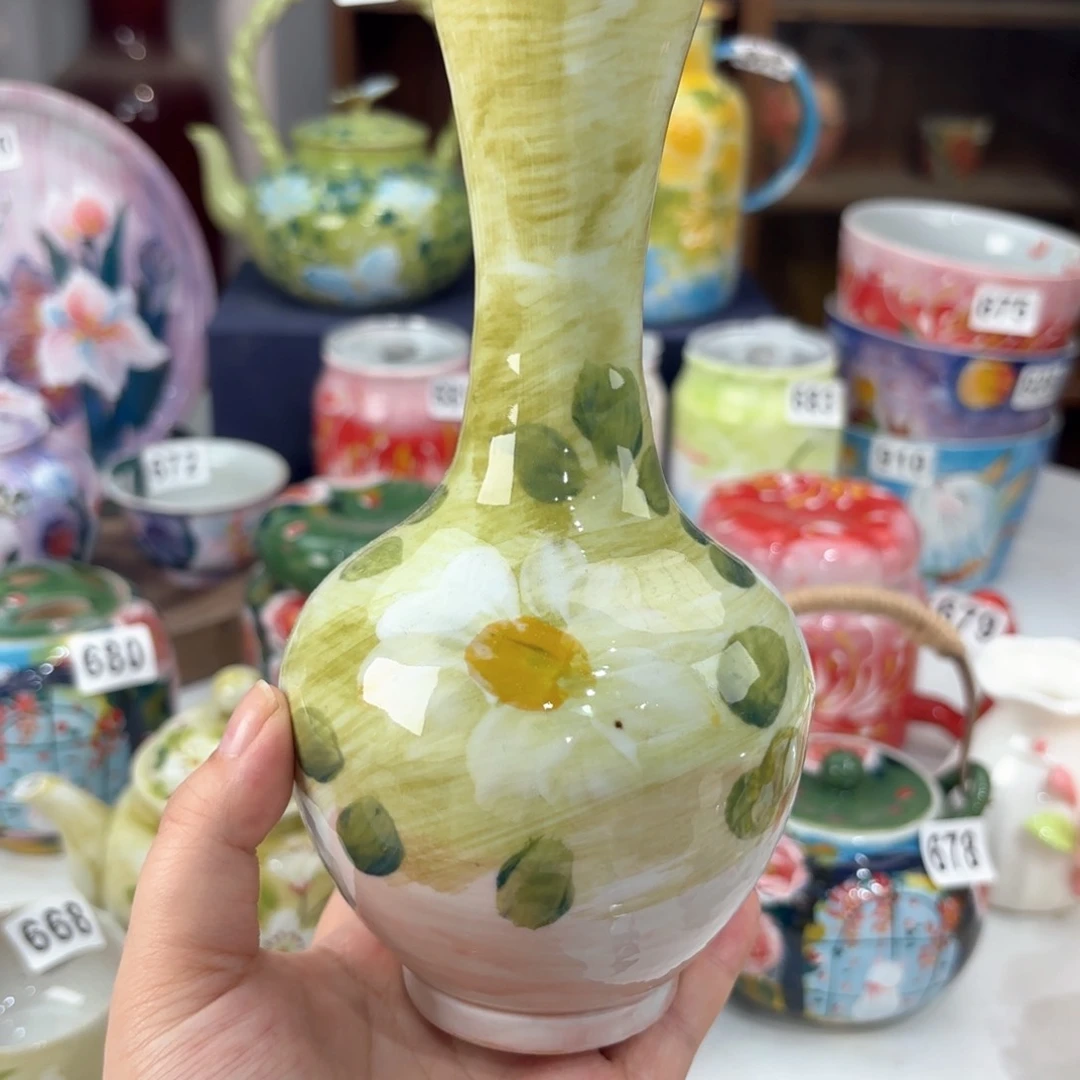 景德镇手绘高温釉下彩陶瓷茶具