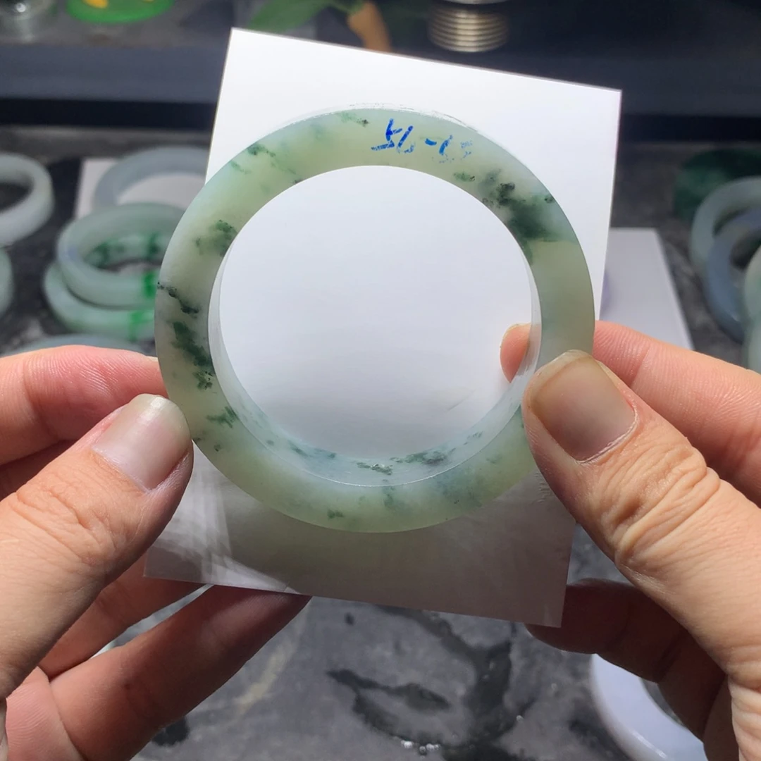 定制翡翠未镶嵌翡翠56-59圈口