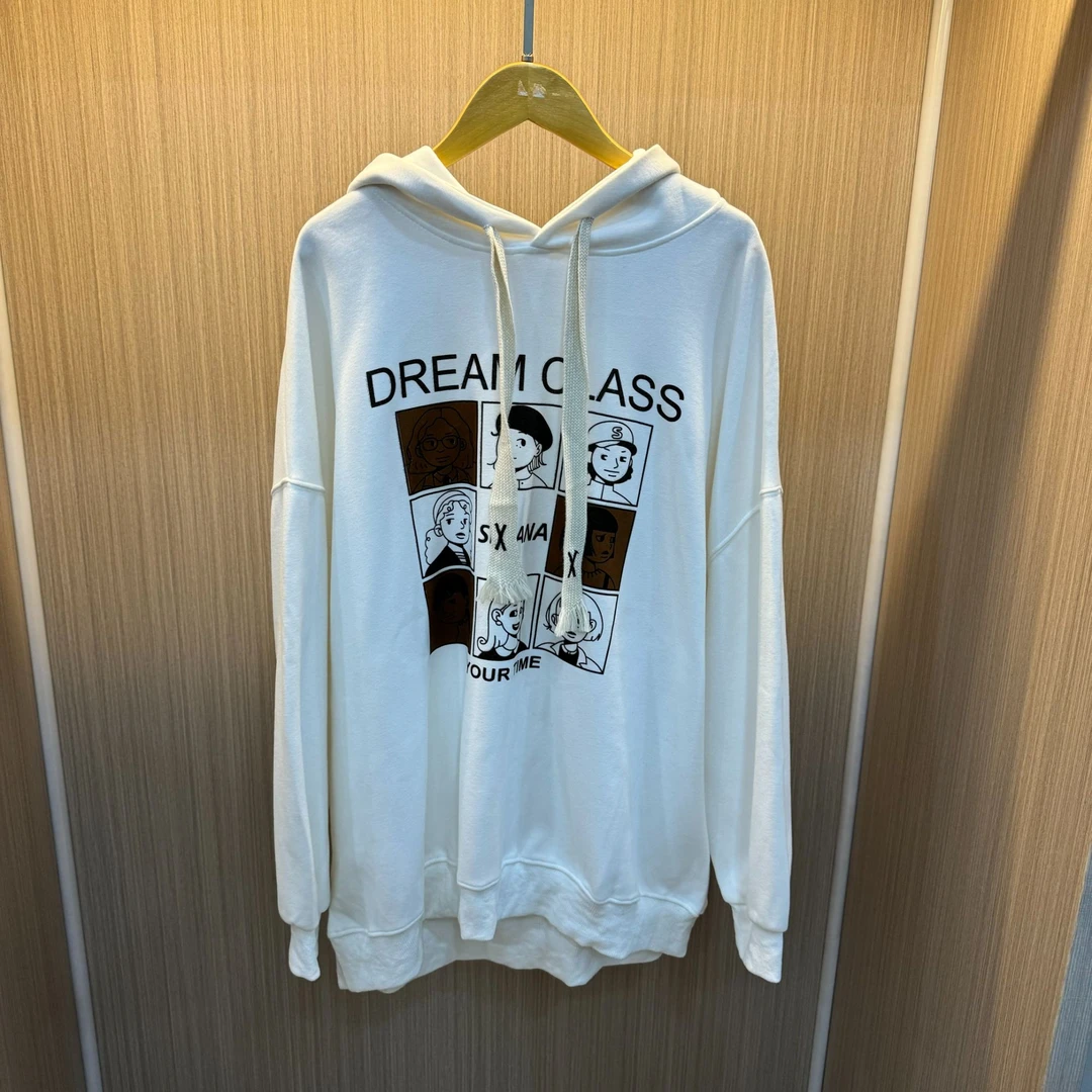 卡通动漫四季通用立体装饰女卫衣带帽时尚女士百搭秋季宽松