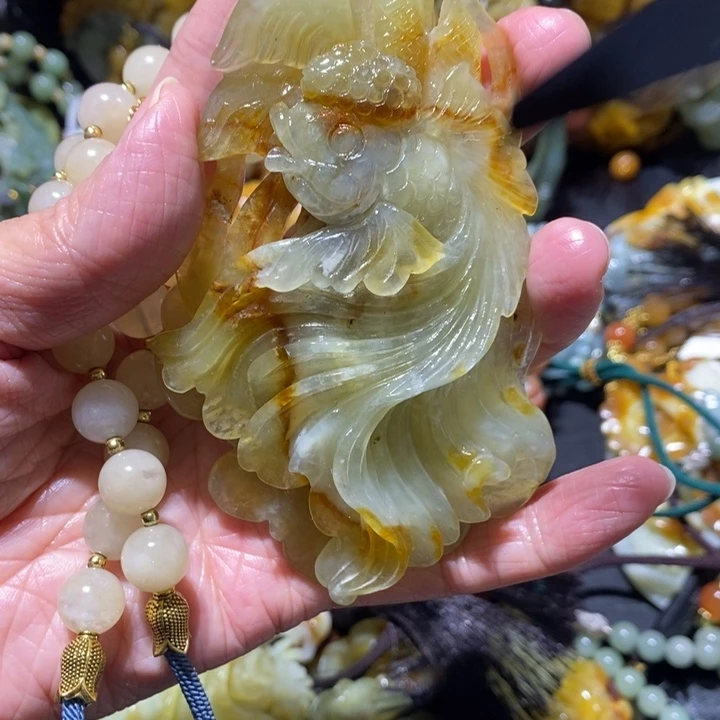 岫玉岫玉吊坠未镶嵌