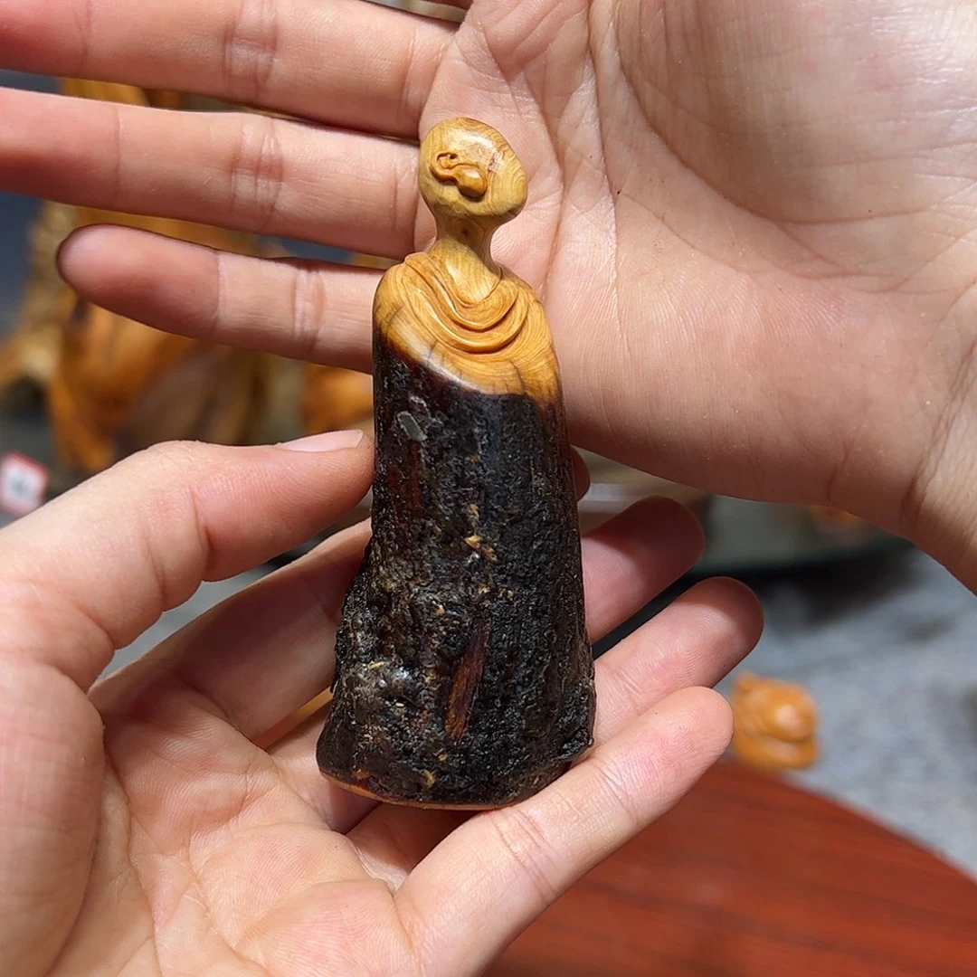 柏木（崖柏）崖柏木手把件摆件
