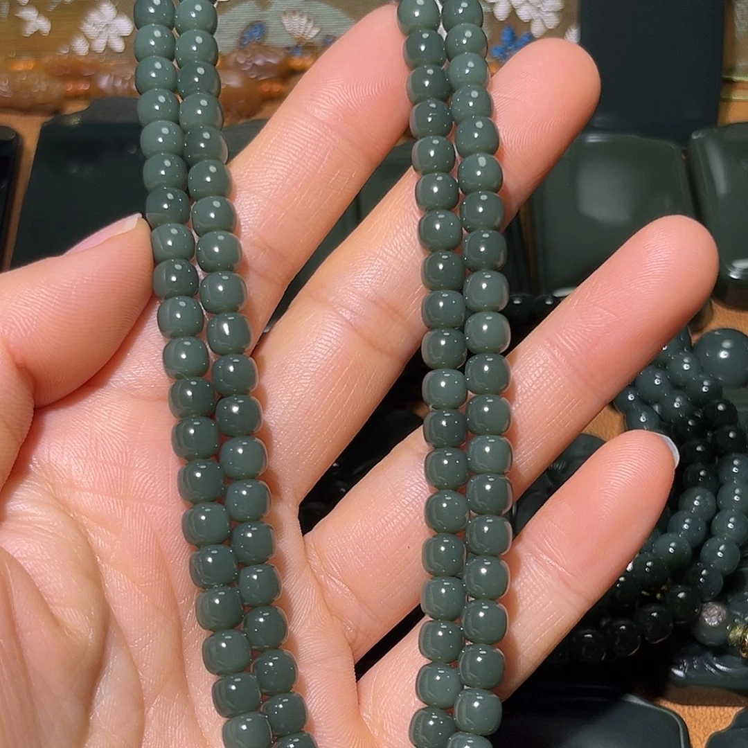 和田玉（青玉）未镶嵌颈饰