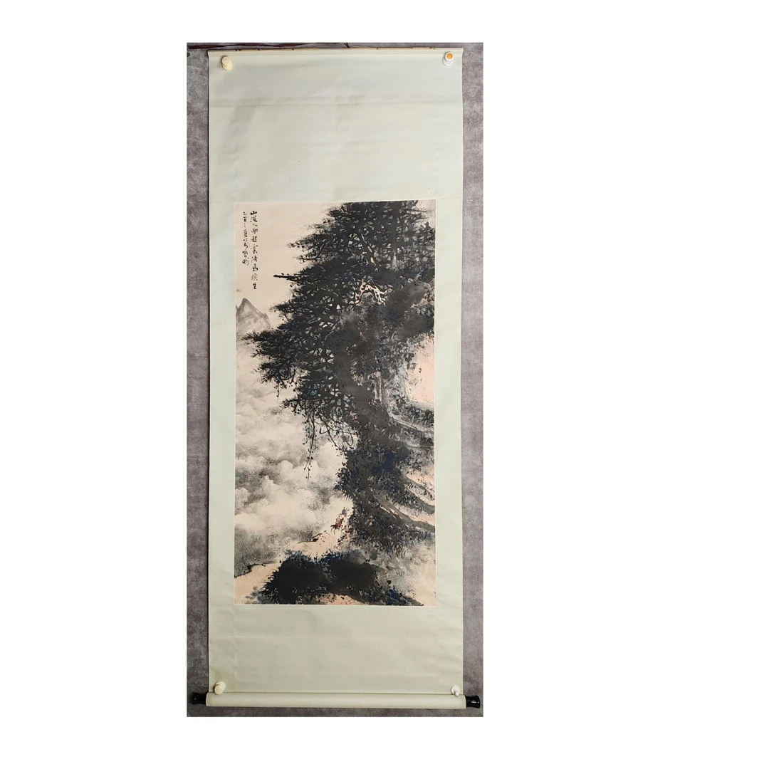 LOT.006 佚名 山水 纸本立轴 137*68cm 2016