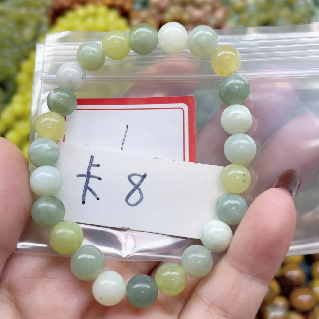 未镶嵌蛇纹石玉手串