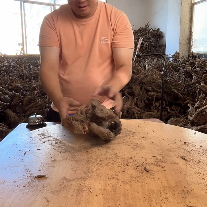 木鱼缸造景根雕艺术25