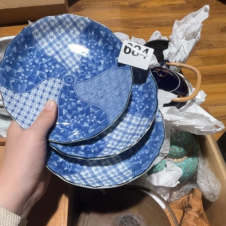 瓷片呀工艺品摆件瓷器摆件正能量