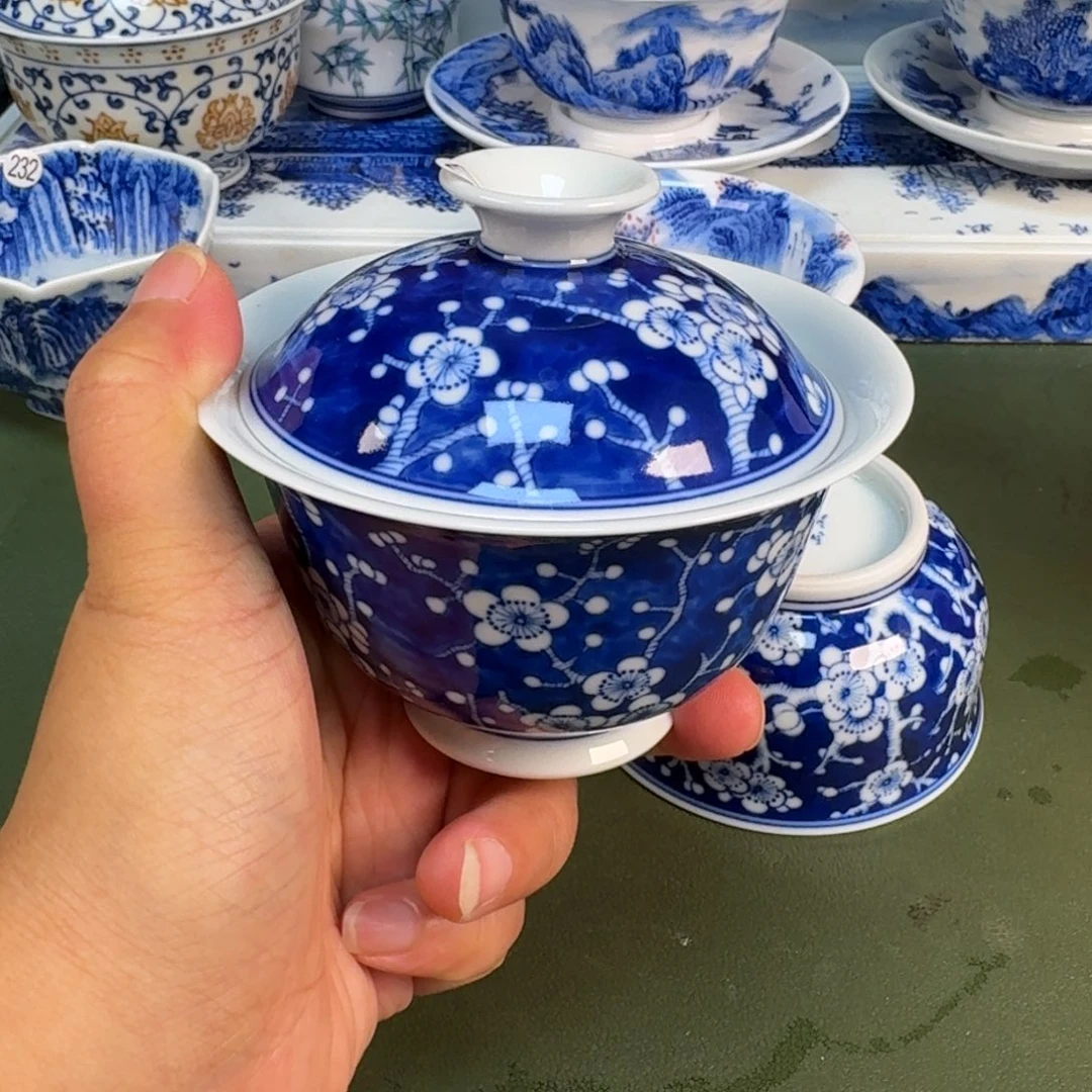 景德镇纯手绘茶具圆圆270