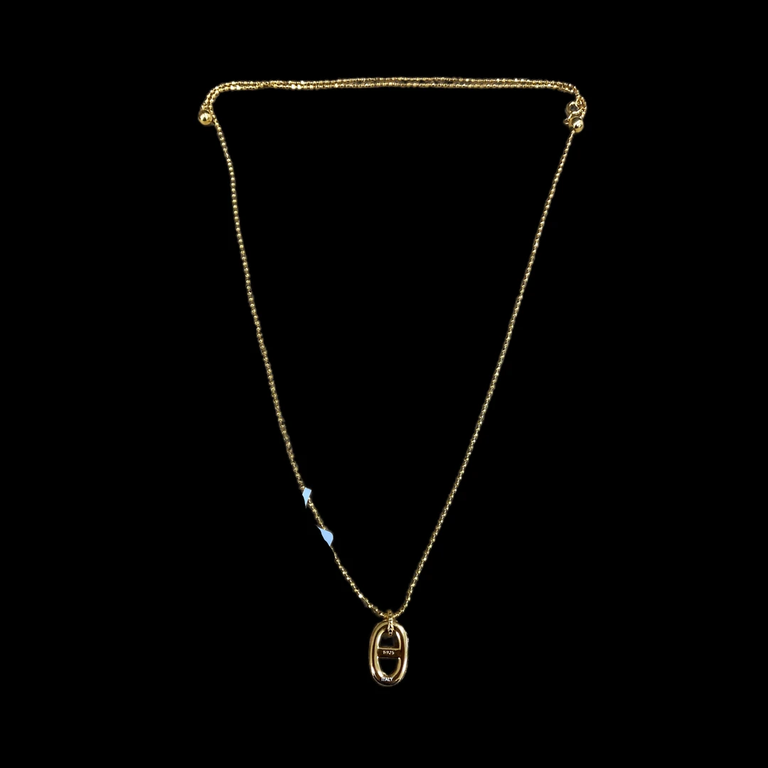 坠链均925银 V9369银项链时尚潮流孤品