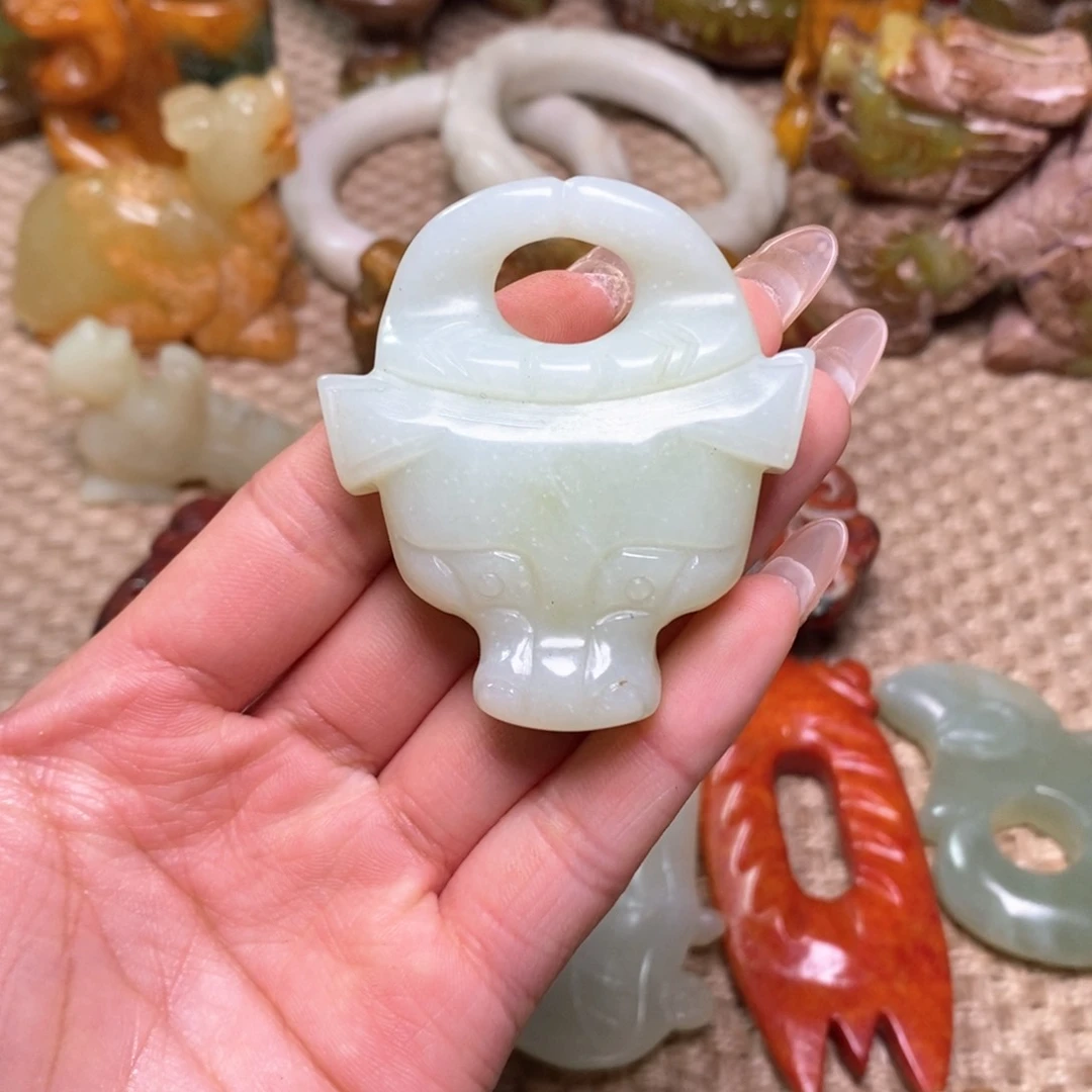 白玉菩提吊坠白玉菩提白玉菩提摆件