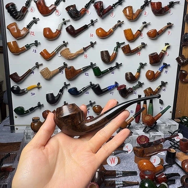 翔***里石楠木烟斗牛头烟斗