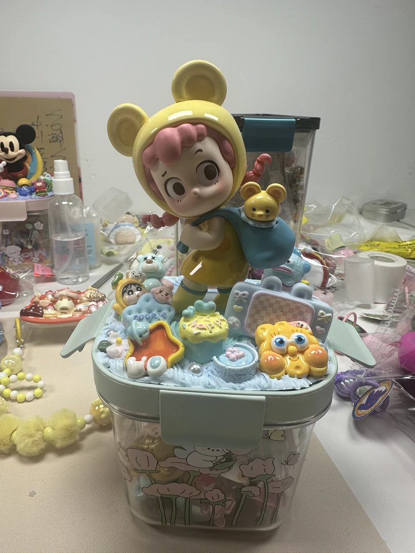 糖果收纳罐奶油胶