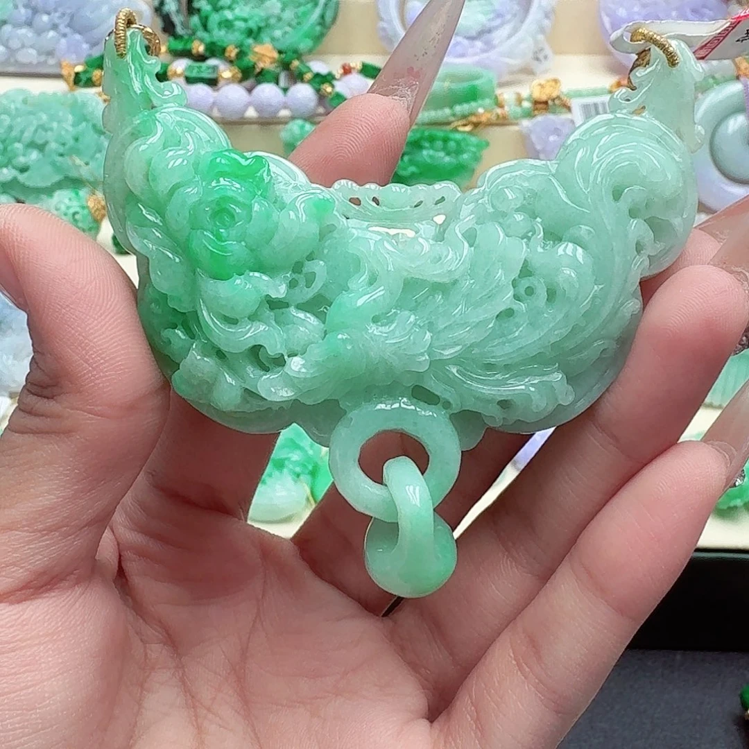 颈饰未镶嵌翡翠翡翠吊坠