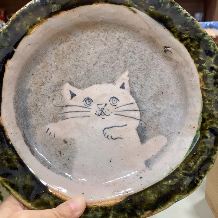 t**e绿织布盘子不退不换