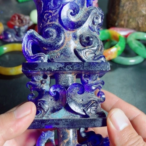 紫金钵盂菩提吊坠