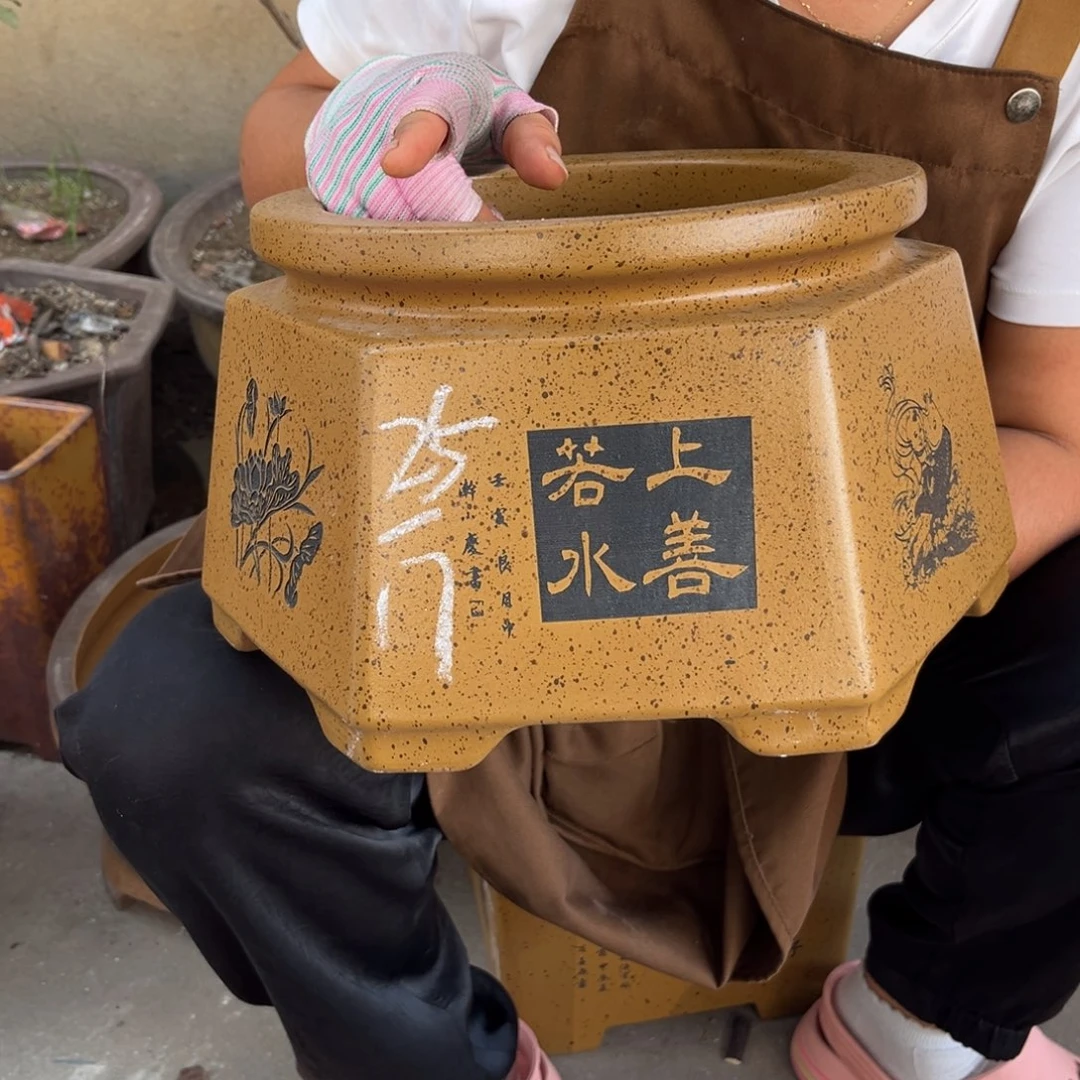 紫砂花盆盆景艺术