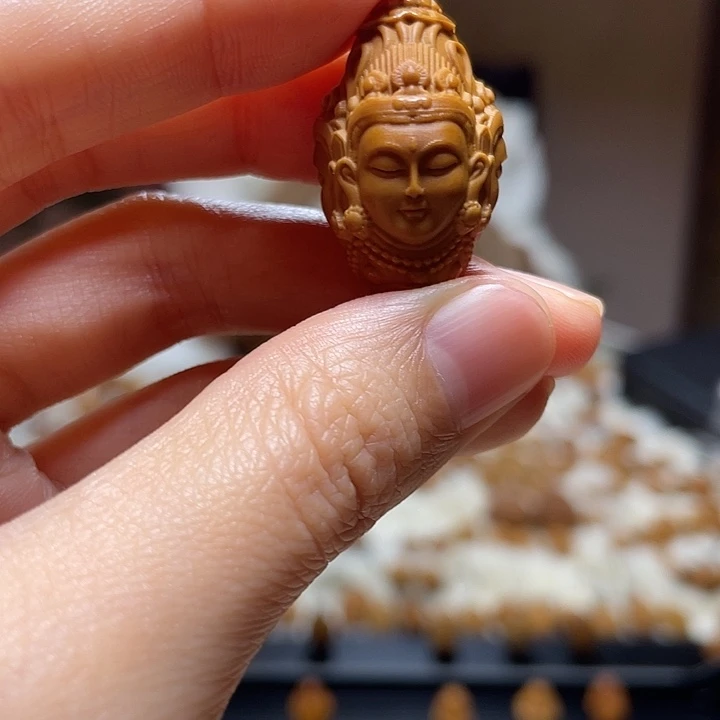 橄榄核吊坠三生三世观音