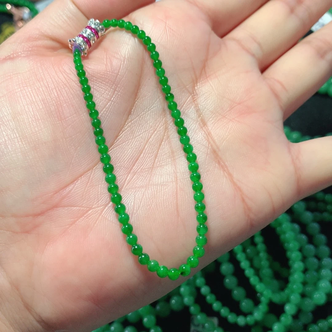 *****翡翠未镶嵌颈饰缅甸翡翠