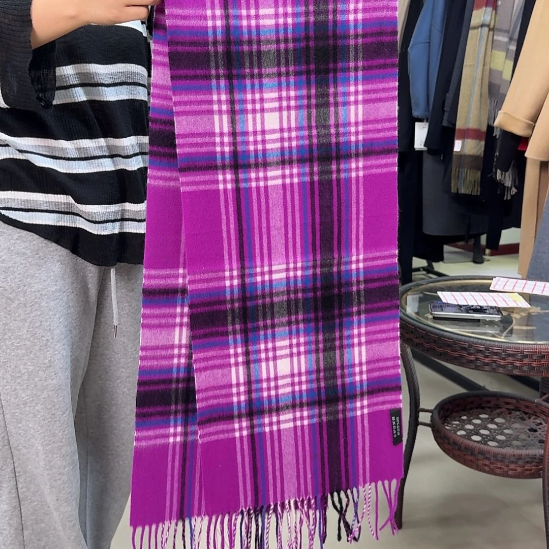 纯羊绒保暖围巾033