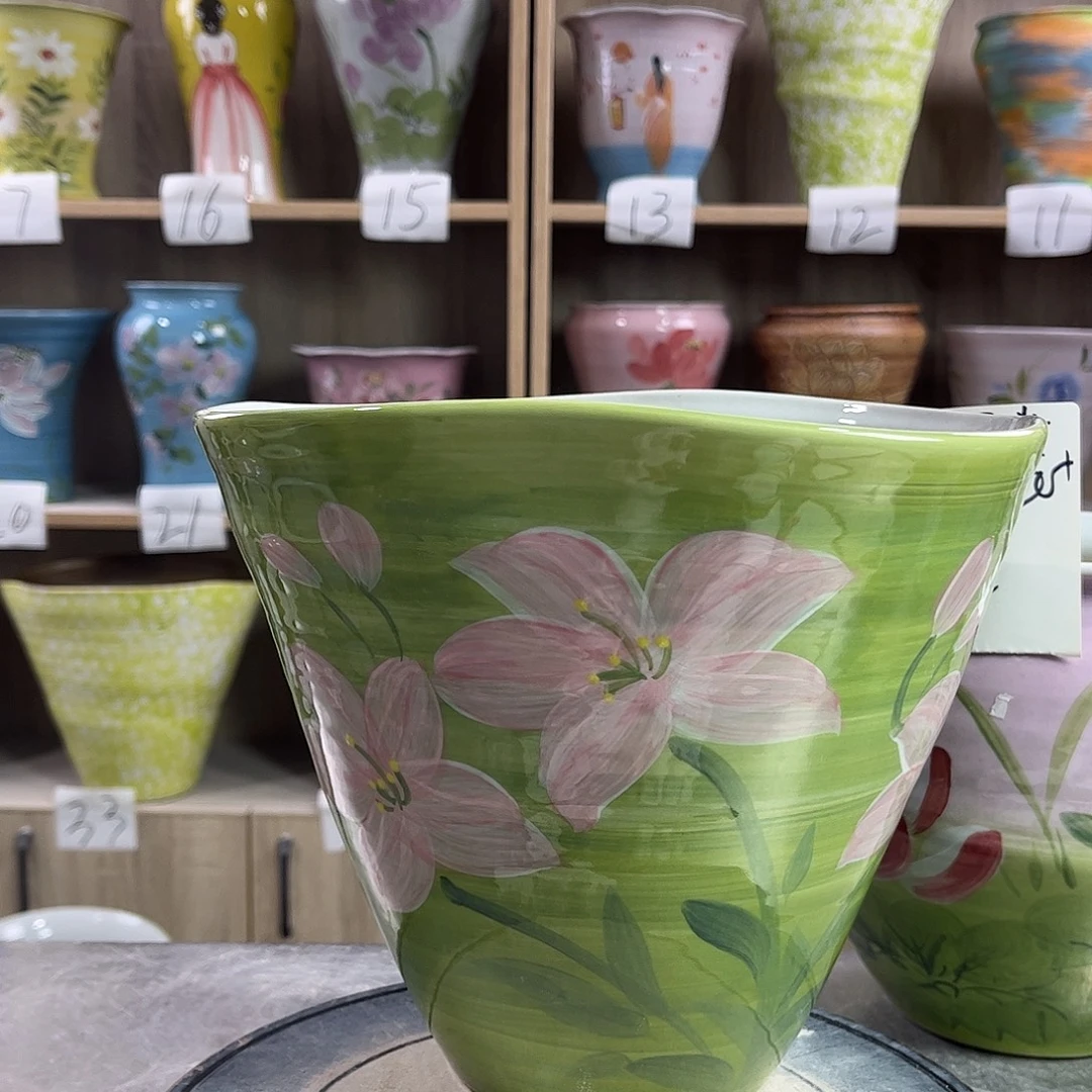 景德镇陶瓷花盆花盆