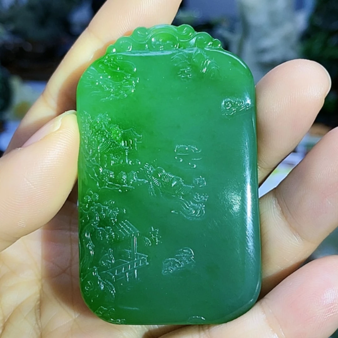 【闪购商品】和田玉（碧玉）挂件未镶嵌
