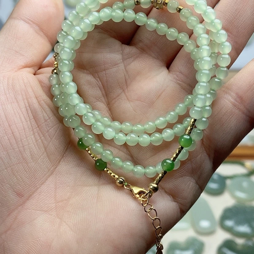 【闪购商品】颈饰银S925镶嵌和田玉