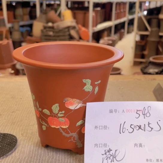 紫砂花盆紫紫砂盆