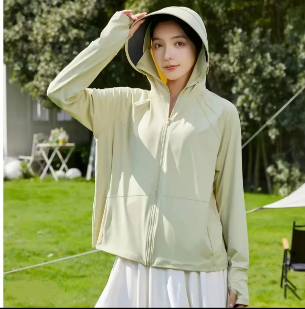 蕉忆可拆卸黑胶帽檐防晒衣防紫外线男女同款情侣防晒衣加大加肥