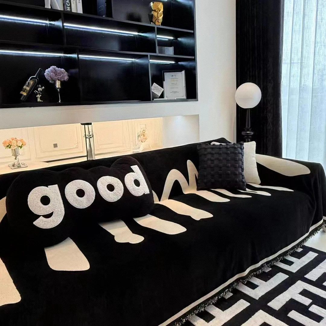 现代风轻奢沙发套沙发巾2025年新款四季通用雪尼尔防猫抓沙发盖布