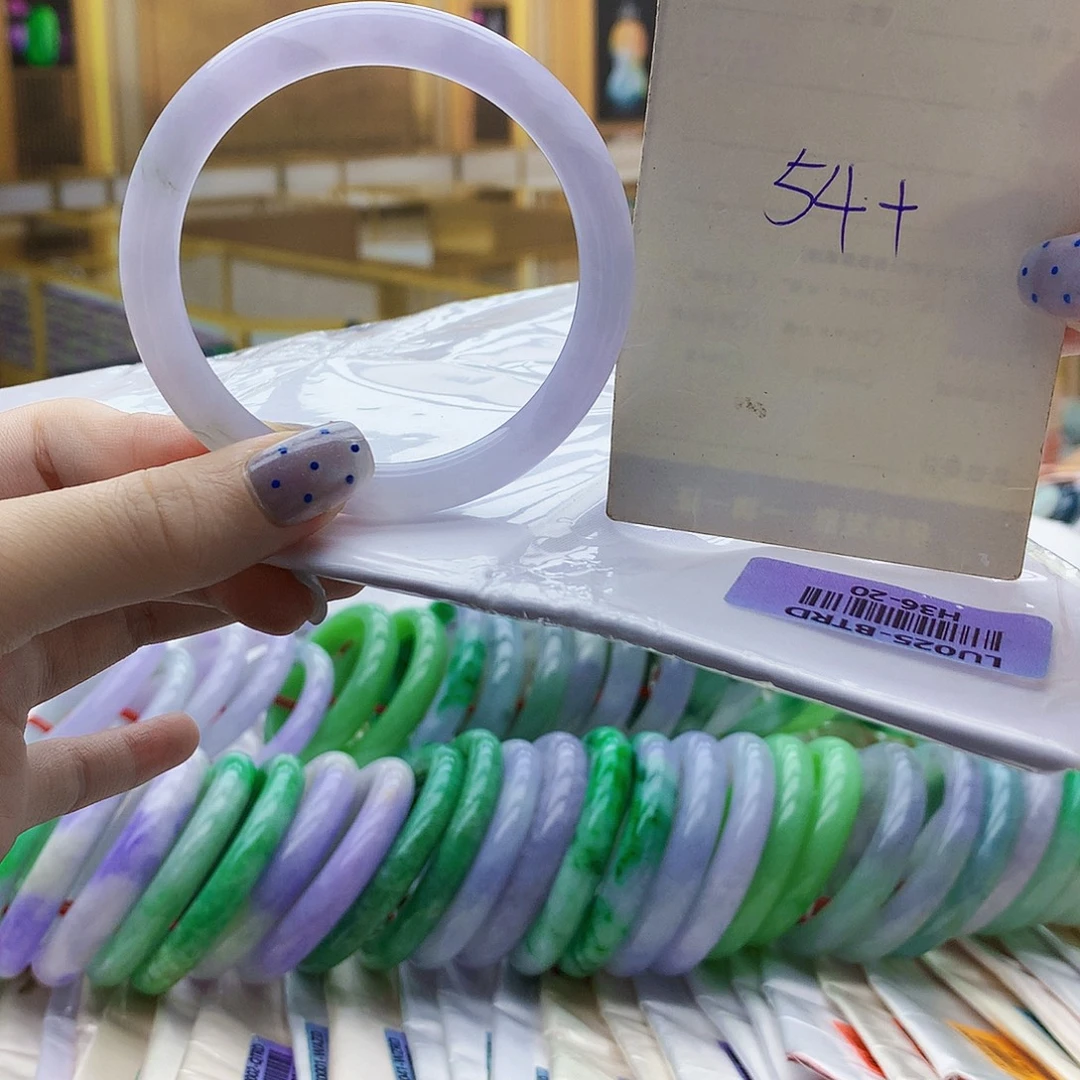 翡翠未镶嵌手镯jji