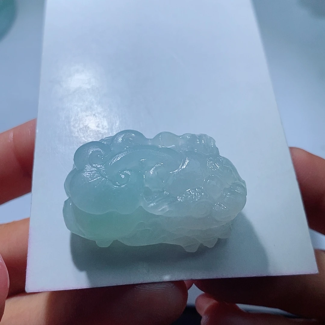 定制翡翠未镶嵌嘴里含珠开播福利王炸新粉专属