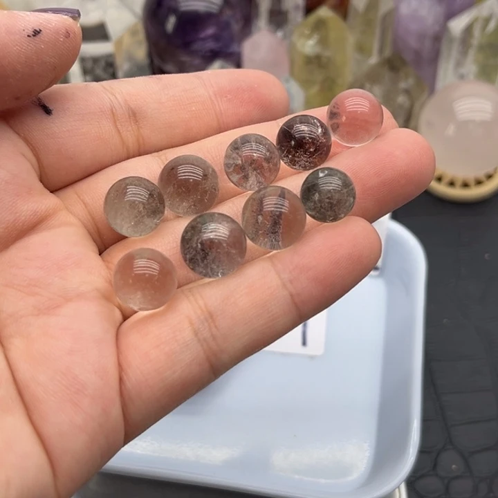 姜***头水晶珠宝半成品未镶嵌79